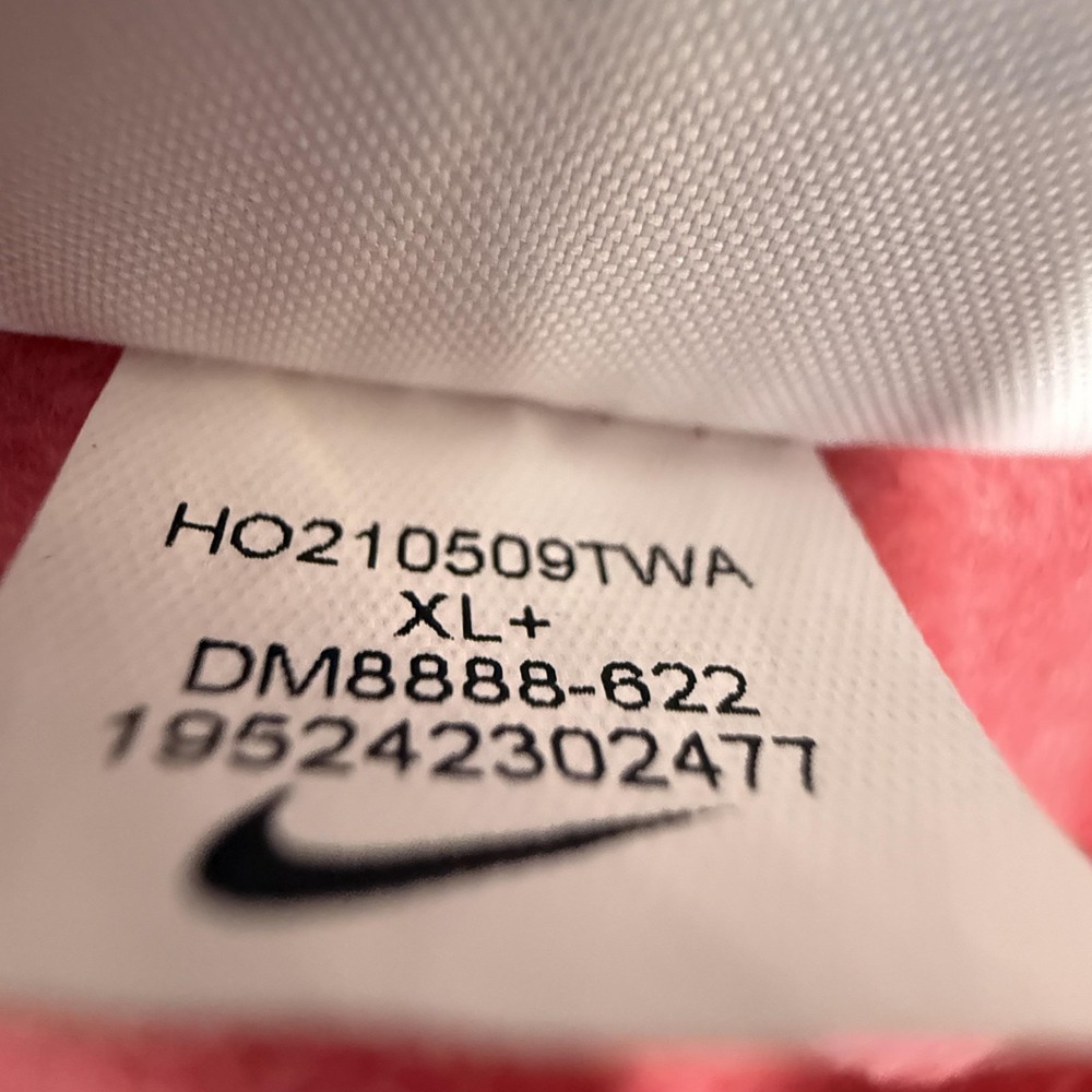 Nike Hoodie Girls XL Pink Fleece Cropped Pullover Swoosh Logo DM8888-622 - Picture 6 of 16